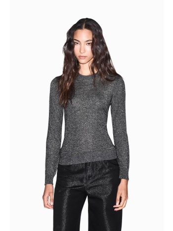 armani exchange γυναικείο πουλόβερ με μεταλλικές ίνες