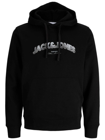 jack & jones ανδρική μπλούζα φούτερ με κουκούλα regular fit σε προσφορά