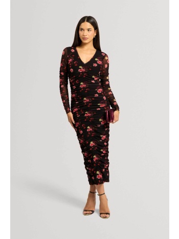 ted baker γυναικείο midi φόρεμα με print `sylira` - 285276 σε προσφορά