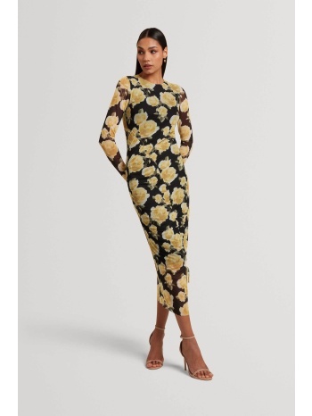 ted baker γυναικείο midi φόρεμα με print `elvyn` - 284802 σε προσφορά