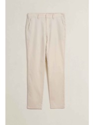 gant ανδρικό παντελόνι chino slim fit (34l) - 1501020 εκρού