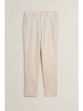 gant ανδρικό παντελόνι chino slim fit (34l) - 1501020 εκρού σε προσφορά