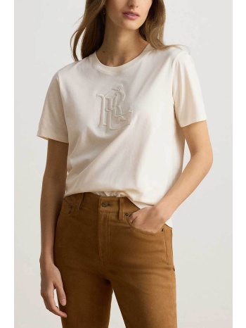lauren ralph lauren γυναικείο t-shirt με κεντημένο λογότυπο σε προσφορά