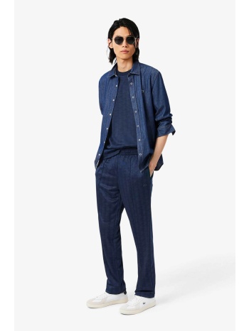 lacoste ανδρικό παντελόνι φόρμας με all-over monogram print σε προσφορά
