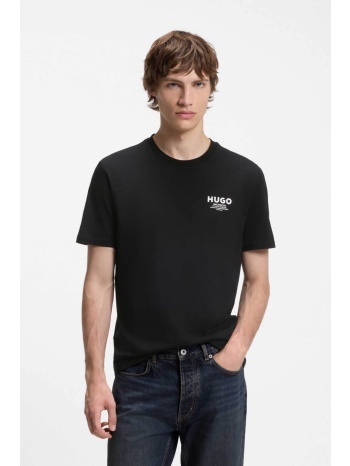 hugo ανδρικό t-shirt με logo print regular fit `nesptee` 