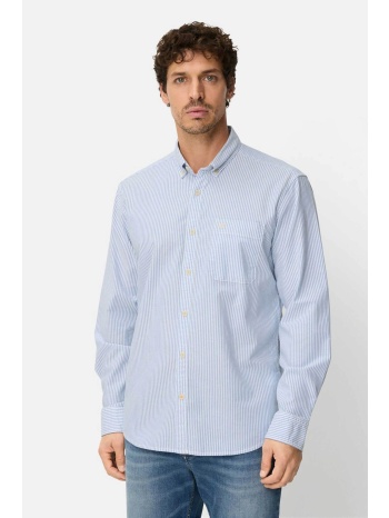 camel active ανδρικό πουκάμισο button down με ριγέ σχέδιο σε προσφορά