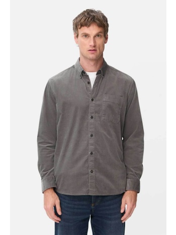 camel active ανδρικό πουκάμισο κοτλέ button down με τσέπη σε προσφορά
