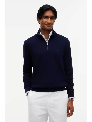 tommy hilfiger ανδρικό πουλόβερ με κασμίρι, 1/2 φερμουάρ σε προσφορά