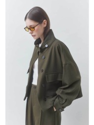 suncoo paris γυναικείο jacket με τσέπες `dona` - c10393h26 χακί