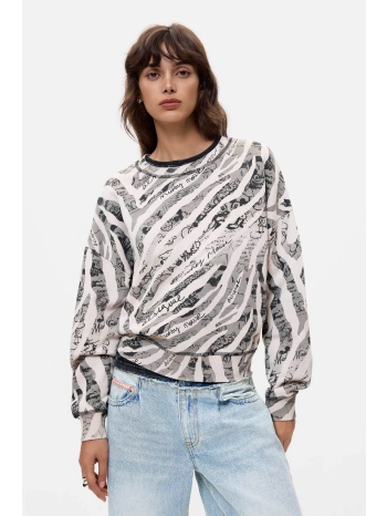 desigual γυναικεία μπλούζα φούτερ `mickey` - 26wwsk10 γκρι σε προσφορά