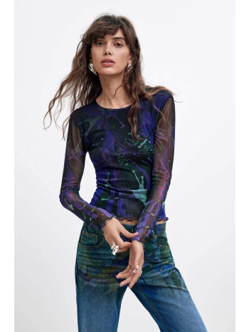 desigual γυναικεία μπλούζα `dots leaf lacroix` - 26wwtk02 σε προσφορά