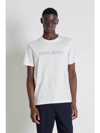 antony morato ανδρικό t-shirt με λογότυπο regular fit 