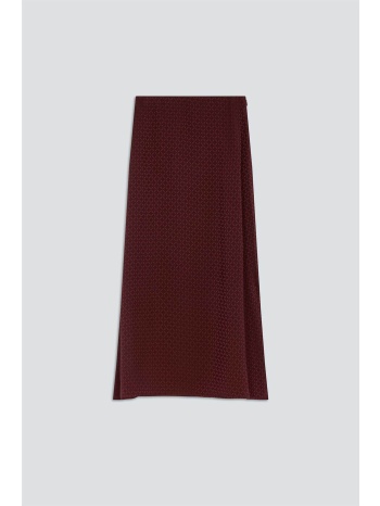 suncoo paris γυναικεία midi φούστα jacquard `flavie` 
