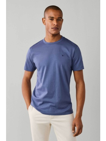 hackett ανδρικό t-shirt με λογότυπο classic fit - hm5000128
