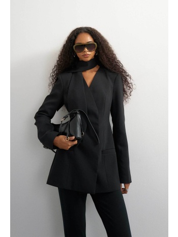 topshop γυναικείο σακάκι με v λαιμόκοψη `asli` - 31002199