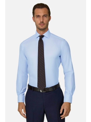 boggi milano ανδρικό πουκάμισο textured μονόχρωμο regular