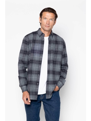 the bostonians ανδρικό πουκάμισο flannel button down με