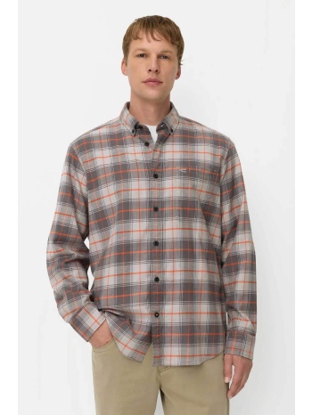 camel active ανδρικό πουκάμισο button down με καρό σχέδιο