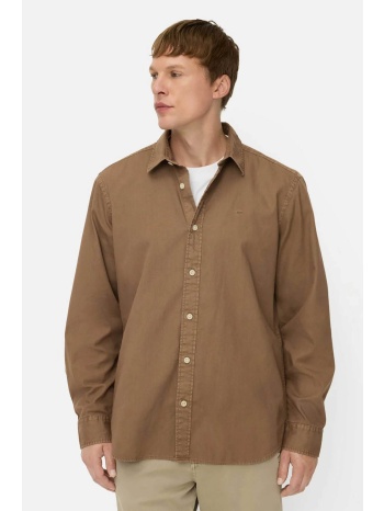 camel active ανδρικό πουκάμισο oxford με κεντημένο monogram