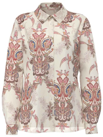 guess γυναικείο πουκάμισο με all-over print regular fit