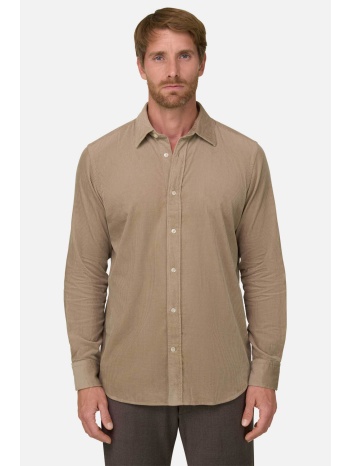 boggi milano ανδρικό κοτλέ πουκάμισο regular fit 