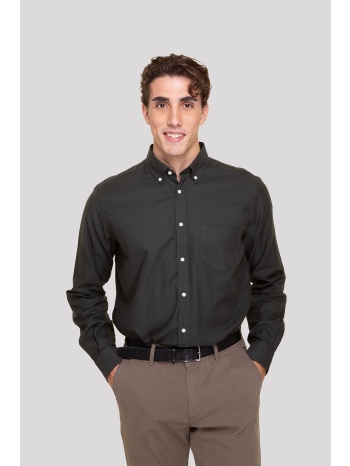 the bostonians ανδρικό πουκάμισο button down με τσέπη και