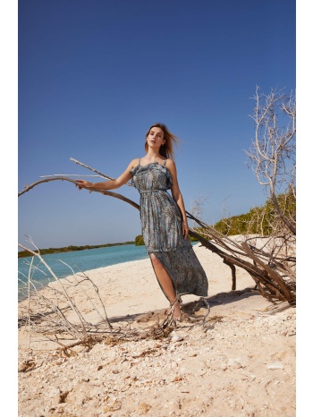 orsay γυναικείο maxi φόρεμα με all-over paisley print 