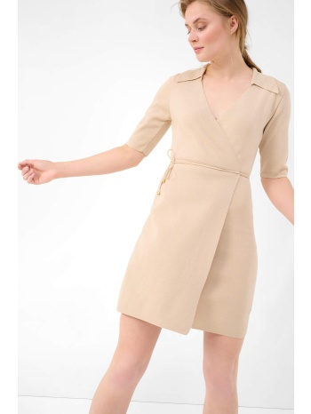 orsay γυναικείο mini φόρεμα κρουαζέ - 530287-634000 nude