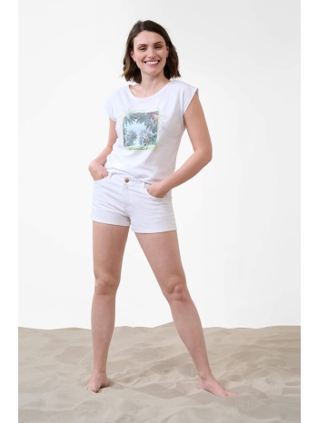 orsay γυναικείο σορτς denim με ρεβέρ στο τελείωμα  σε προσφορά