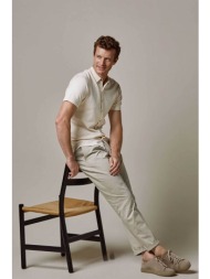 profuomo ανδρικό chino παντελόνι μονόχρωμο relaxed fit `828` - ppvq10024a μπεζ