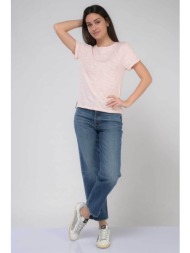 levi`s® γυναικείο t-shirt μονόχρωμο με στρογγυλή λαιμόκοψη `margot` - a72470001 ροζ