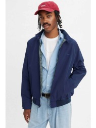 levi`s® ανδρικό jacket μονόχρωμο με λογότυπο standard fit `backer harrington` - a72350000 μπλε σκούρ