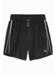 puma γυναικείο αθλητικό σορτς `woven shorts` - 524812 μαύρο