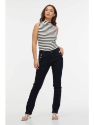 orsay γυναικείο τζην παντελόνι μονόχρωμο με τσέπες και μεταλλικές λεπτομέρειες - 1000256-d00-0133 de