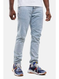 tommy jeans ανδρικό τζην παντελόνι πεντάτσεπο regular fit `scanton y` - dm0dm18151 denim blue ανοιχτ