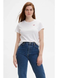 levi`s® γυναικείο t-shirt μονόχρωμο `the perfect tee` - 391850006 λευκό