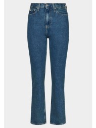 ck jeans γυναικείο τζην παντελόνι straight fit - j20j222443 denim blue