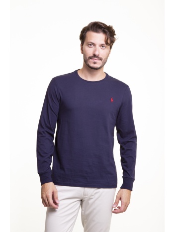 polo ralph lauren ανδρική μπλούζα με contrast logo slim fit σε προσφορά