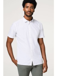 esprit ανδρικό πουκάμισο με κοντό μανίκι - 068ee2f002 λευκό