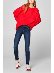 esprit γυναικείο τζην παντελόνι με κορδόνι στο πλάι (32l) - 029ee1b023 μπλε σκούρο