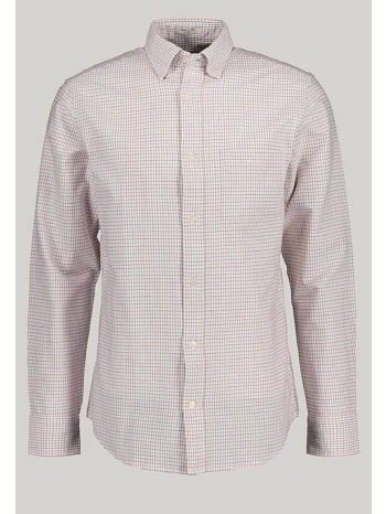 gant ανδρικό πουκάμισο oxford button down με ψιλό καρό