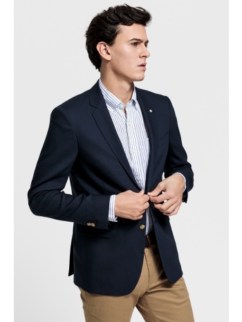 gant ανδρικό σακάκι form-fitting club - 7705021 μπλε σκούρο σε προσφορά