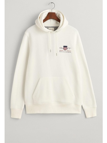 gant ανδρική μπλούζα φούτερ με κουκούλα και λογότυπο