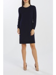 gant γυναικείο mini φόρεμα μάλλινο μονόχρωμο - 4502009 μπλε σκούρο