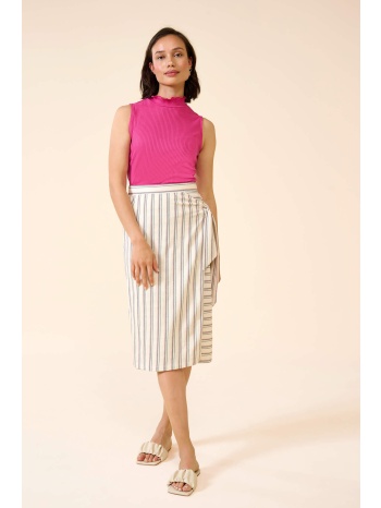 orsay γυναικεία midi φούστα με ριγέ σχέδιο και ζώνη στο σε προσφορά