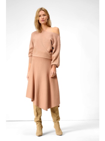orsay γυναικεία φούστα ασύμμετρη μονόχρωμη - 533055-790000