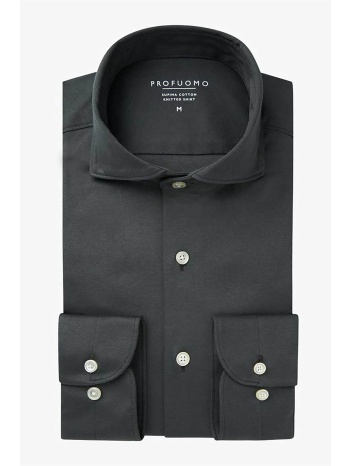 profuomo ανδρικό πουκάμισο μονόχρωμο slim fit `supima