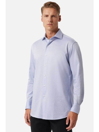 boggi milano ανδρικό πουκάμισο μονόχρωμο regular fit 