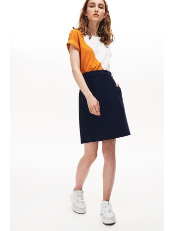 lacoste γυναικεία φούστα ψηλόμεση neoprene - jf0571 μπλε σε προσφορά