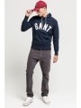 gant ανδρικό τζην παντελόνι regular fit soft twill 34l - 1000229 γκρι